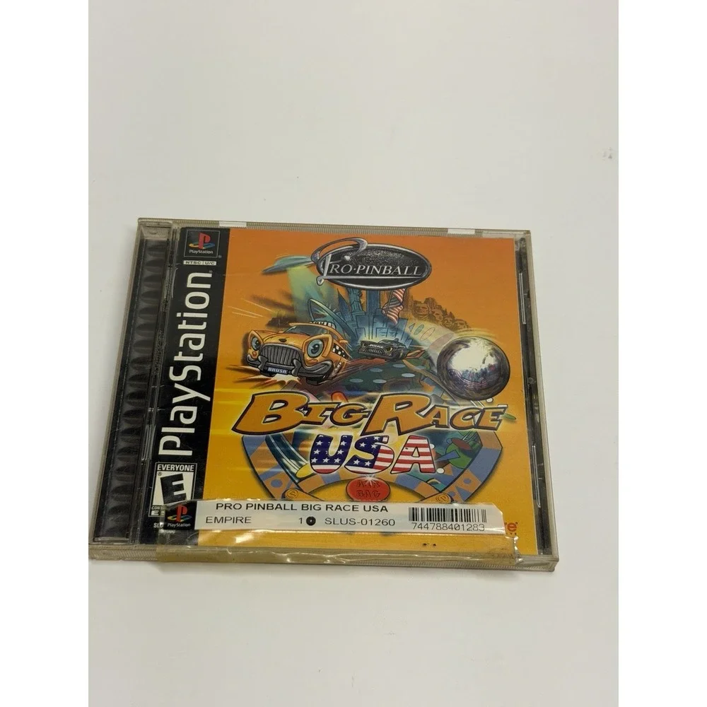 Empire Pro Pinball: Big Race USA PS1 NTSC-U/C E-Everyone Pinball Series